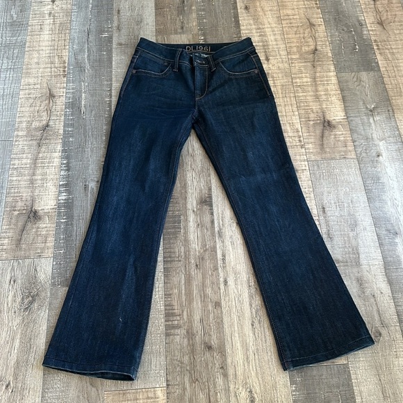 DL1961 Jennifer high rise boot cut jeans dark wash size 25 - Picture 6 of 9